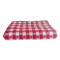 Vintage Large Red Picnic Plaid Tablecloth 98x52