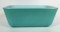 Vintage Pyrex Refrigerator Dishes Blues Set of 3 502 Amish Butterprint Blue