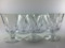 Vintage Baccarat Beauchene Short Stem Glass Crystal Goblet 4 3/8" tall Set of 6