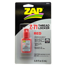 Pacer Zap Adhesives Red Thread Locker .20 oz PT71