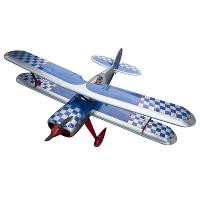  STEEN SKYBOLT BIPLANE FOR 15CC ENGINES (SILVER / BLUE) (1550mm WING SPAN