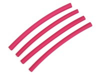 DUBRO 437 1/8in HEAT SHRINKTUBING RED (4 PCS PER PACK)
