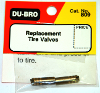 DUBRO 809 REPLACEMENT TIRE VALVES (2 PCS PER PACK)