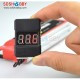 BX100 Battery Voltmeter Voltage Tester Checker Low Voltage Alarm Buzzer for 1~8S Lipo Li-ion LiFe Battery