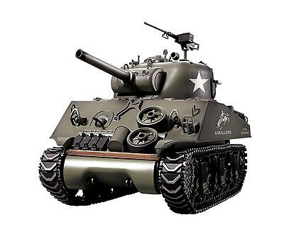 HENGLONG 1/16 M4A3 Sherman RC Metal Gearbox Vesion Tank Smoke