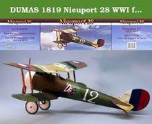 DUMAS 1819 35 INCH NIEUPORT 28 R/C ELECTRIC POWERED