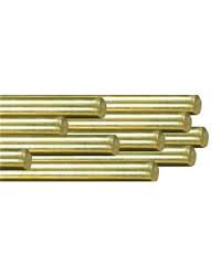 K&S 8165 SOLID BRASS ROD (12IN LENGTHS) 5/32IN (1 ROD PER CARD)