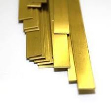 K&S Brass Strip .025x1/4" 12 Inches long  (4 TUBE PER CARD)