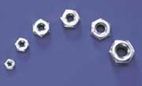 DUBRO 561 4-40 STEEL HEX NUTS (4 PCS PER PACK)