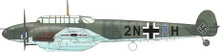 Eduard 1/48 Bf 110C Plastic Model Kit 8201