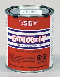 SIG STIX-IT Heat Activated Covering Adhesive (8oz)