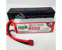 NXE 11.1v 5000mah 40c S/case Lipo w/dean