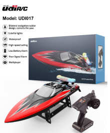 2.4Ghz high speed RC boat with light kit in wing