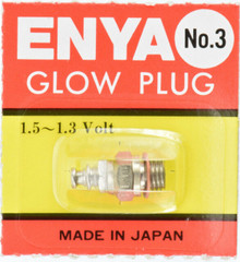 Enya No.3 Glow Plug (hot) 1.5v-1.3v japan