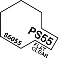 TAMIYA PS-55 FLAT CLEAR SPRAY