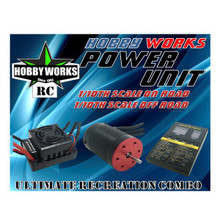 Hobby Works RC Combo Brushless 50A W/P 4000kv 