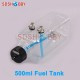 360ml Transparent Fuel Tank High Quality Oil Box for 26-40 CC Gasoline Airplanes