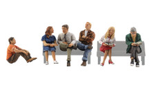 People Sitting - HO Scale