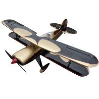 STEEN SKYBOLT BIPLANE FOR 15CC ENGINES (BLACK / RED) (1550mm WING