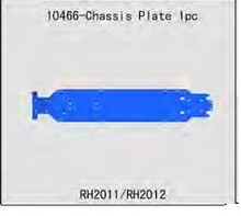 Chassis plate 1pc bullet