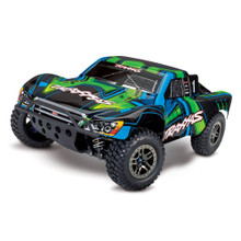 TRAXXAS SLASH ULTIMATE 4X4 BRUSHLESS SHORT COURSE RACE TRUCK - GREEN (NOW USE ARA4404T Bigger & 2x2s or 1x3s or 1x4S)