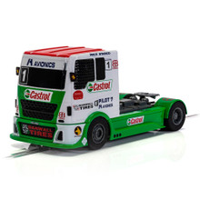 SCALEXTRIC CASTROL RACING TRUCK - RED & GREEN & WHITE