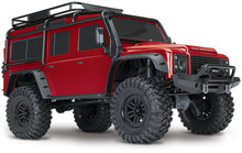 TRAXXAS TRX-4 SCALE LAND ROVER DEFENDER & TRAIL CRAWLER TRX4 LAND ROVER - RED