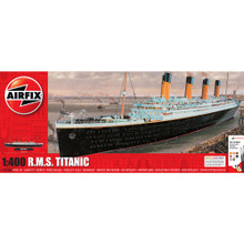 AIRFIX RMS TITANIC GIFT SET 1:400 inc paints ,glue & brush