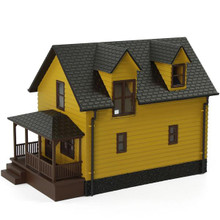 Eve Model Country House HO Painted Yellow ( BUILT )