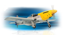 Phoenix Model P-51 Mustang RC Plane, .46 Size ARF, 