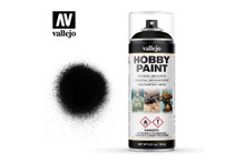 VALLEJO 28012 AEROSOL BLACK PRIMER 400ML HOBBY SPRAY PAINT