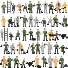 Eve Model People Workmen Painted HO (50pce)