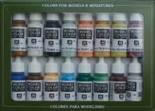 Vallejo Model Colour Naval (Steam Era) 16 Colour Acrylic Paint Set