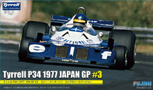 Fujimi 1/20 Tyrrell P34 1977 JAPAN GP Long Chassis #3 Ronnie Peterson (GP-34) Plastic Model Kit