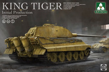 Takom 1/35 WWII German Heavy Tank King Tiger Initial Production 4 in 1 Plastic Model Kit