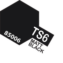 TAMIYA TS-6 MATT BLACK TS6