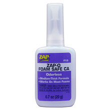 ZAP PT-25 (*) 20gr (0.7 ounces) Zap O CA Foam Safe CA