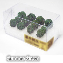 Eve Model Shrub Cluster Summer Green Suit 1/35 1/48 3-3.5cm 12pce