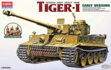 Academy 1/35 Tiger I WWII Tank 'Exterior Model' Plastic Model Kit [13264&91;