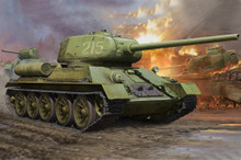 HobbyBoss 1/16 WWII Soviet T34/85 Plastic Model Kit