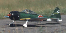 VQ MODELS A6M5 ZERO 46/62 EP:RBBM40, 1580MM WS GREEN, 5CH RC
