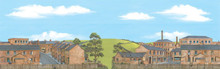 SK-46 Medium Old Industrial Town Backscene Extensions