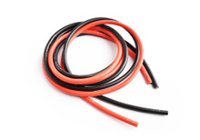 Silicone wire 12AWG 0.06 with 1m red and 1m black