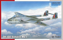Special Hobby 1/72 DH.100 Vampire Mk.I 'RAF, RAAF and Armée de l'Air' Plastic Model Kit *Aus Decals*