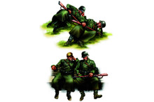 HobbyBoss 1/35 GERMAN INFANTRY-Taking a rest Plastic Model Kit