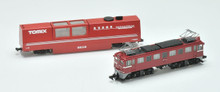 CTomix N Track Cleaning Car Red with Locomotive