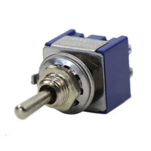 Eve Model SW02 10pcs Miniature Toggle Switch ON-OFF-ON DPDT