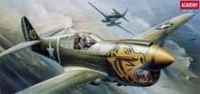 Academy 1/72 P-40E Warhawk Plastic Model Kit *Aus Decals*