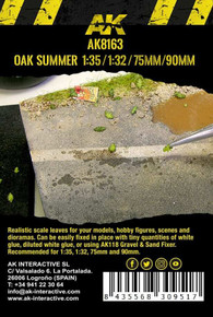 AK Interactive Dioramas: Oak Summer Leaves 1/35 (Bag 7g)