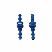 Secraft Fuel Fitting Bulkhead Medium ,Through Hull Fitting BLUE